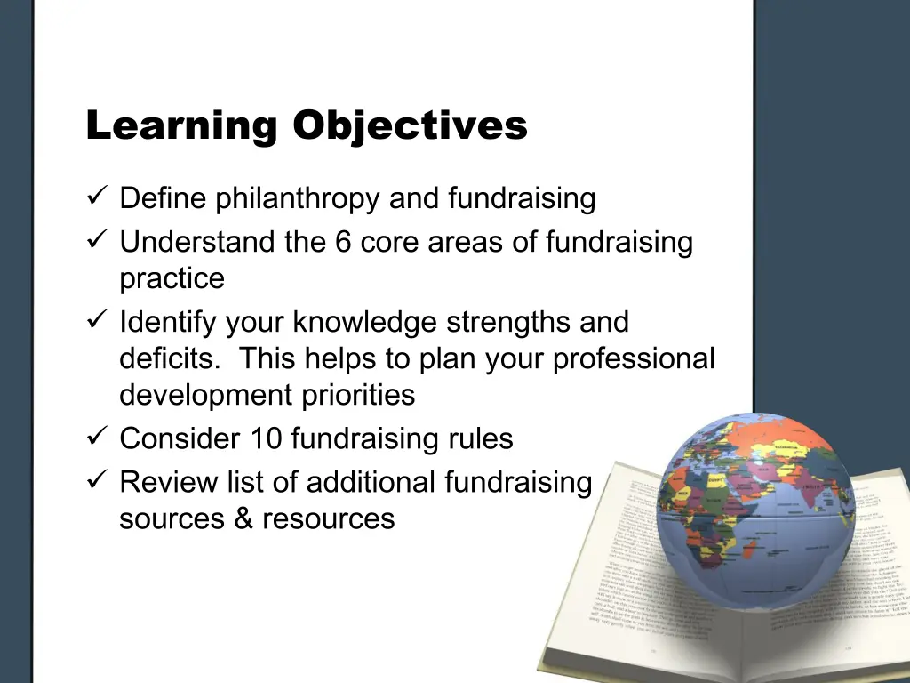 learning objectives