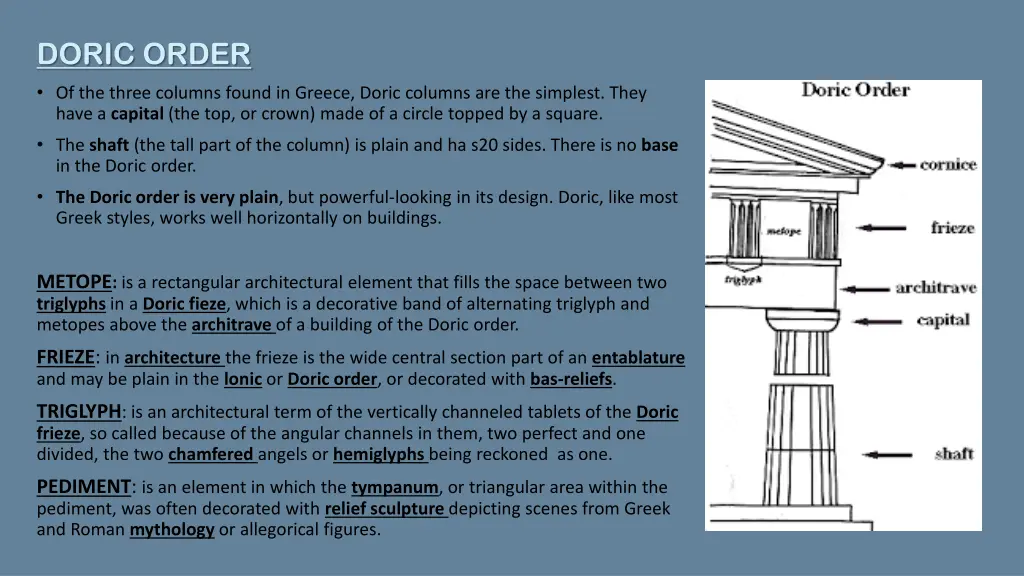 doric order