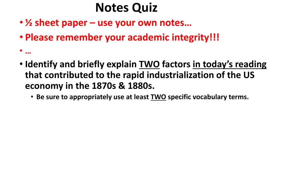 notes quiz