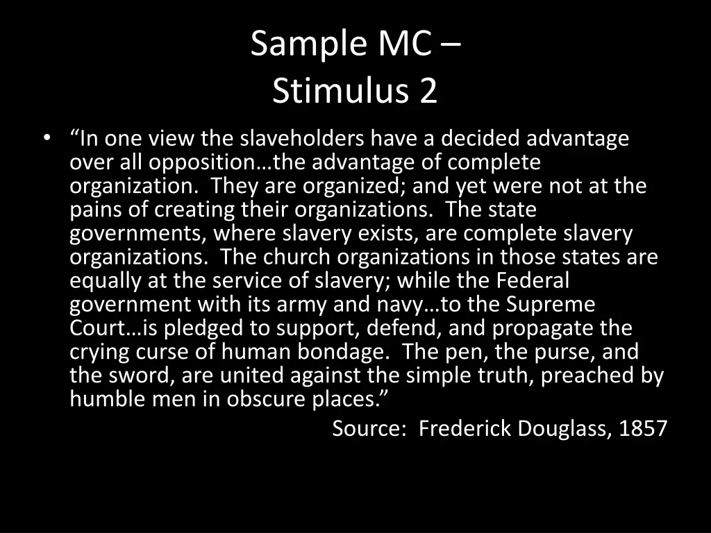 sample mc stimulus 2