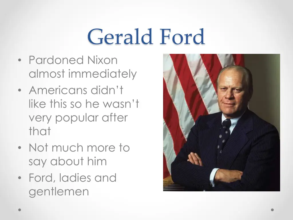 gerald ford