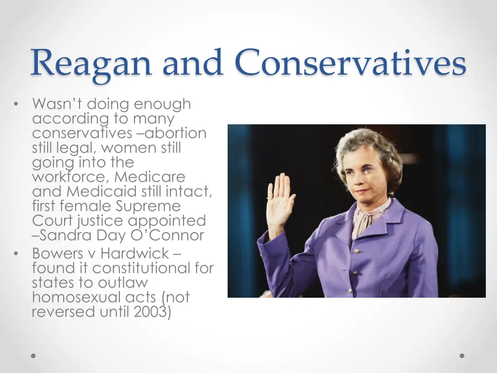 reagan and conservatives