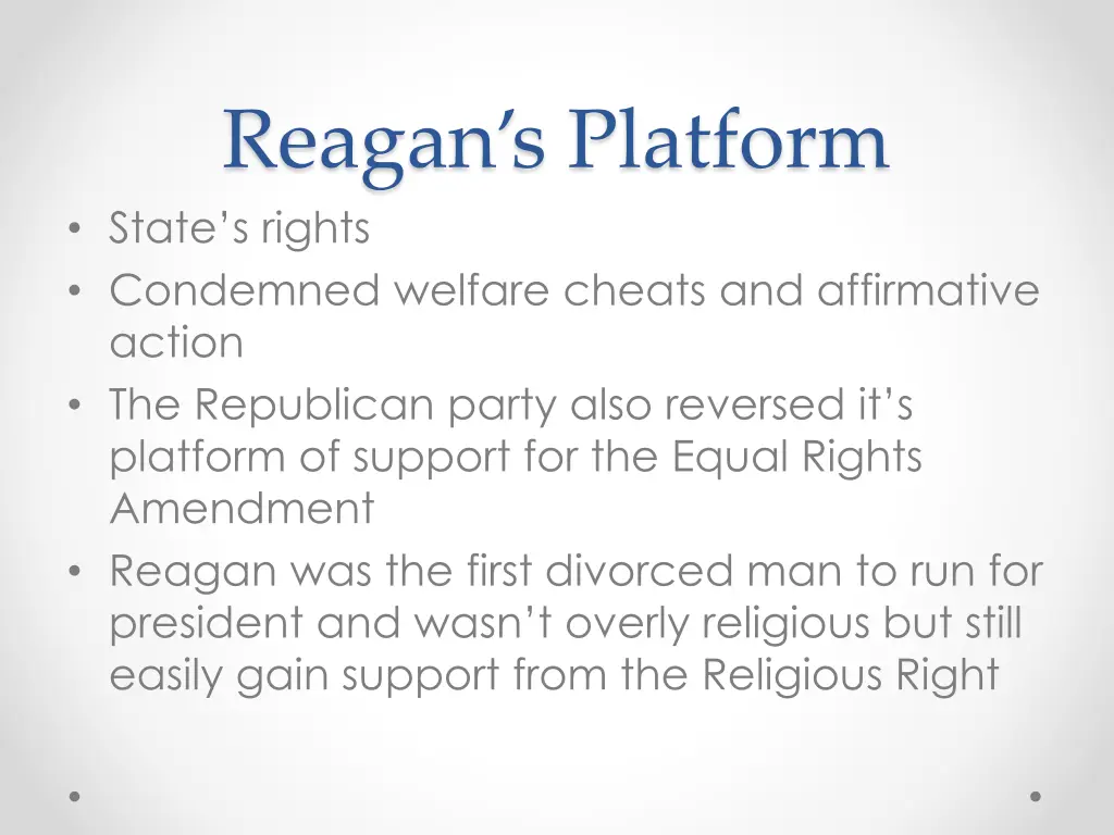 reagan s platform state s rights condemned