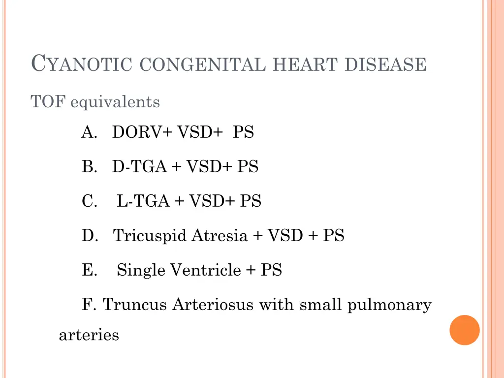 c yanotic congenital heart disease 2