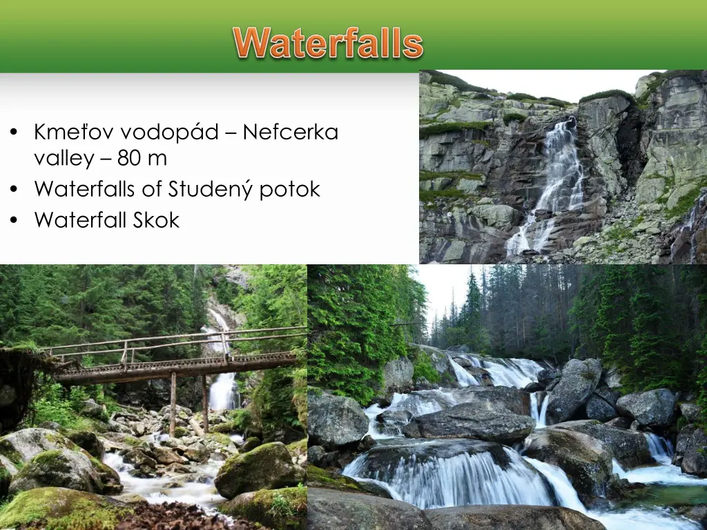 kme ov vodop d nefcerka valley 80 m waterfalls