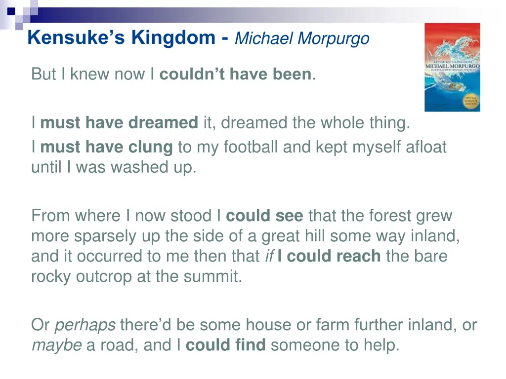 kensuke s kingdom michael morpurgo