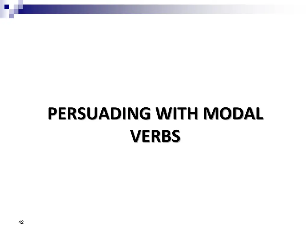 persuading with modal verbs