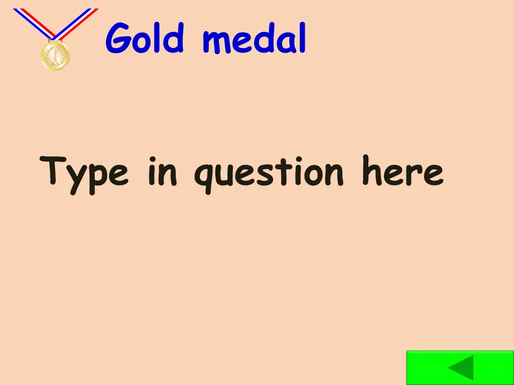 gold medal 2