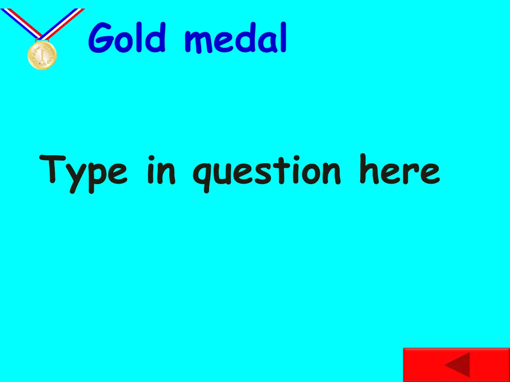 gold medal 4