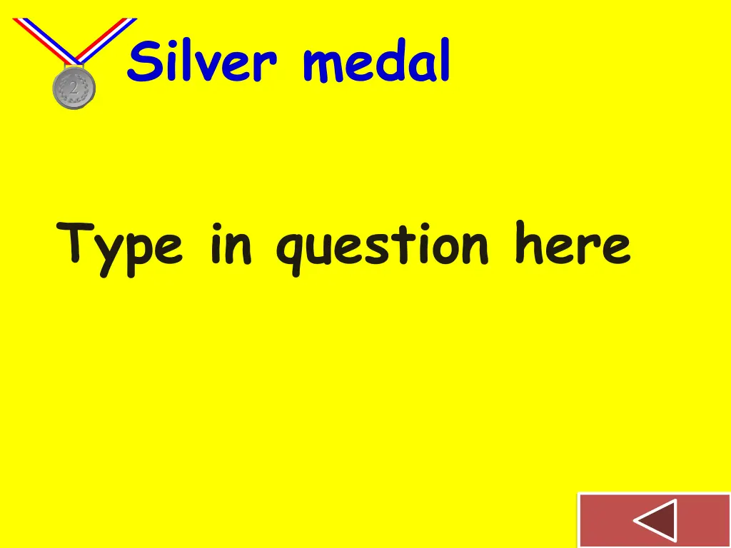 silver medal