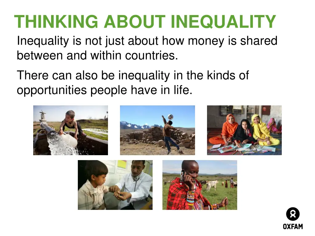 thinking about inequality inequality is not just