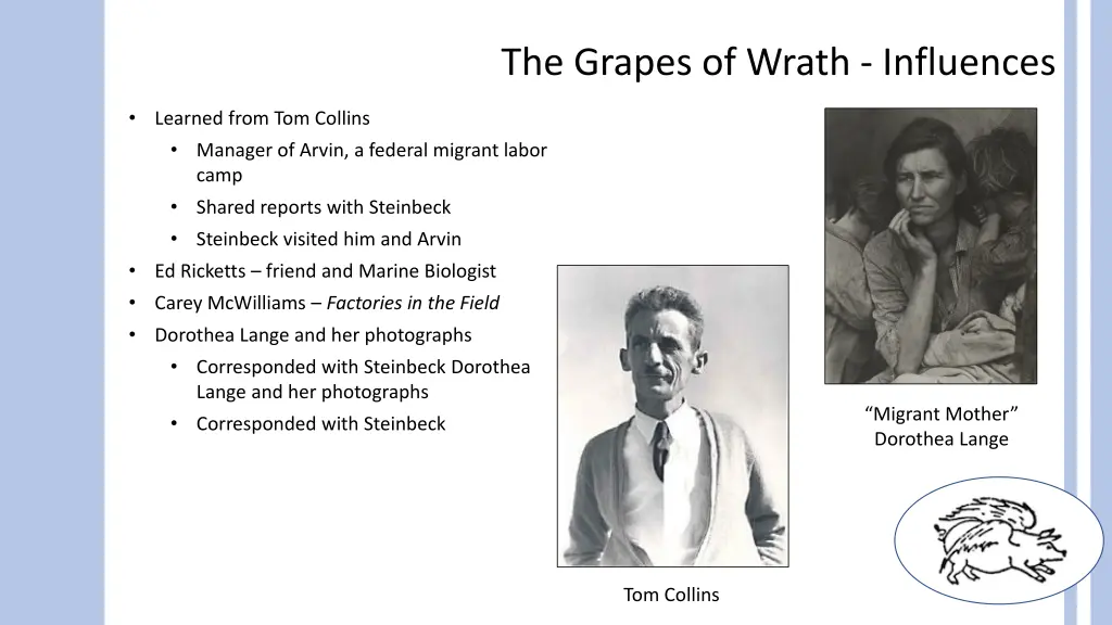 the grapes of wrath influences