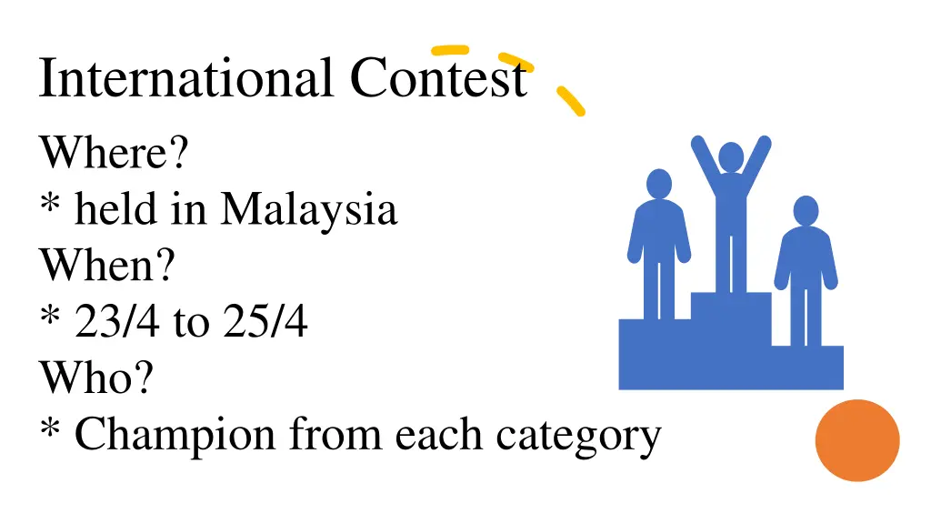 international contest where held in malaysia when