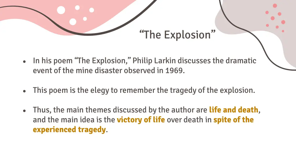 the explosion