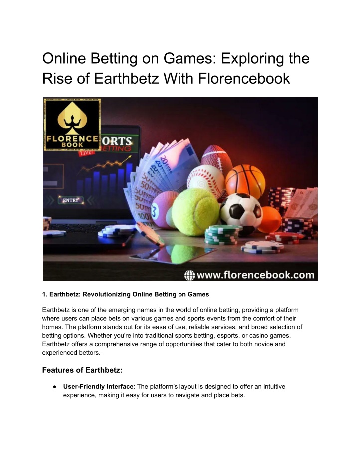 online betting on games exploring the rise