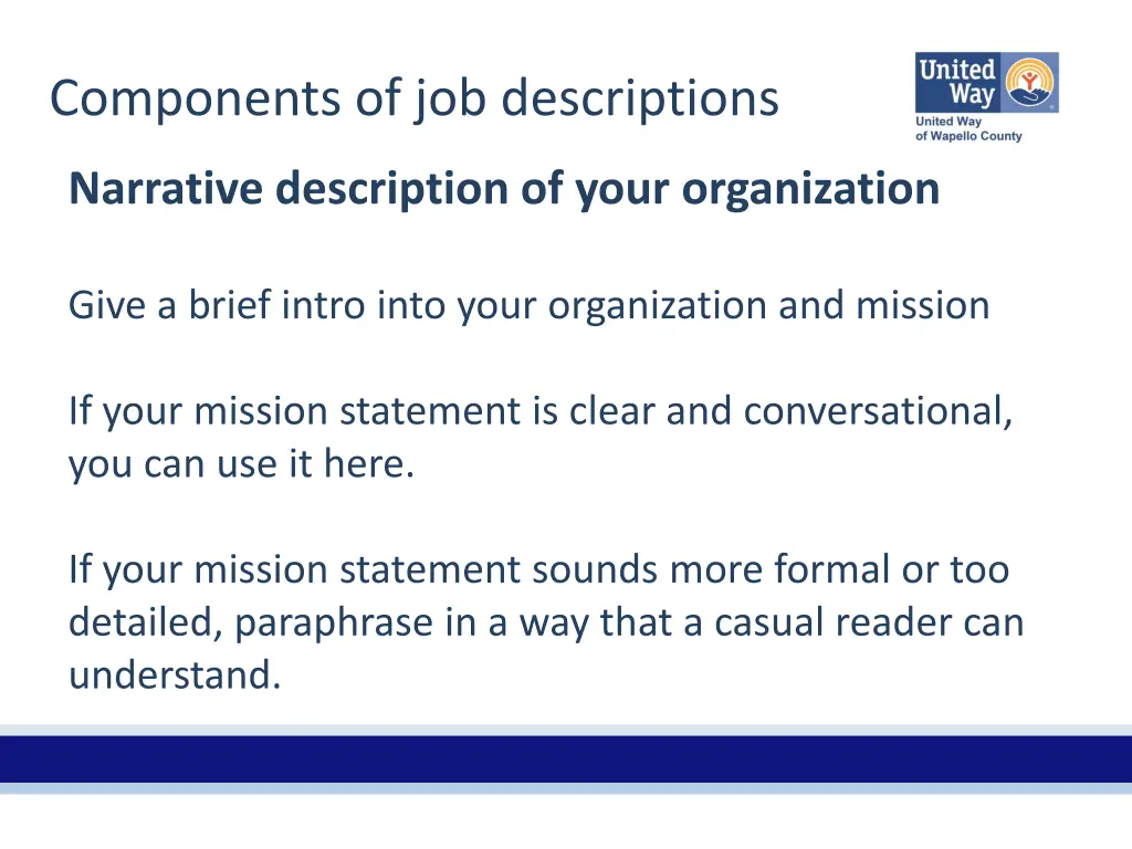 components of job descriptions 4