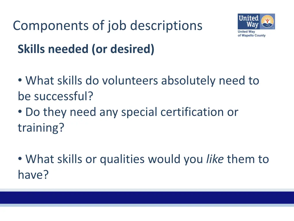 components of job descriptions 8