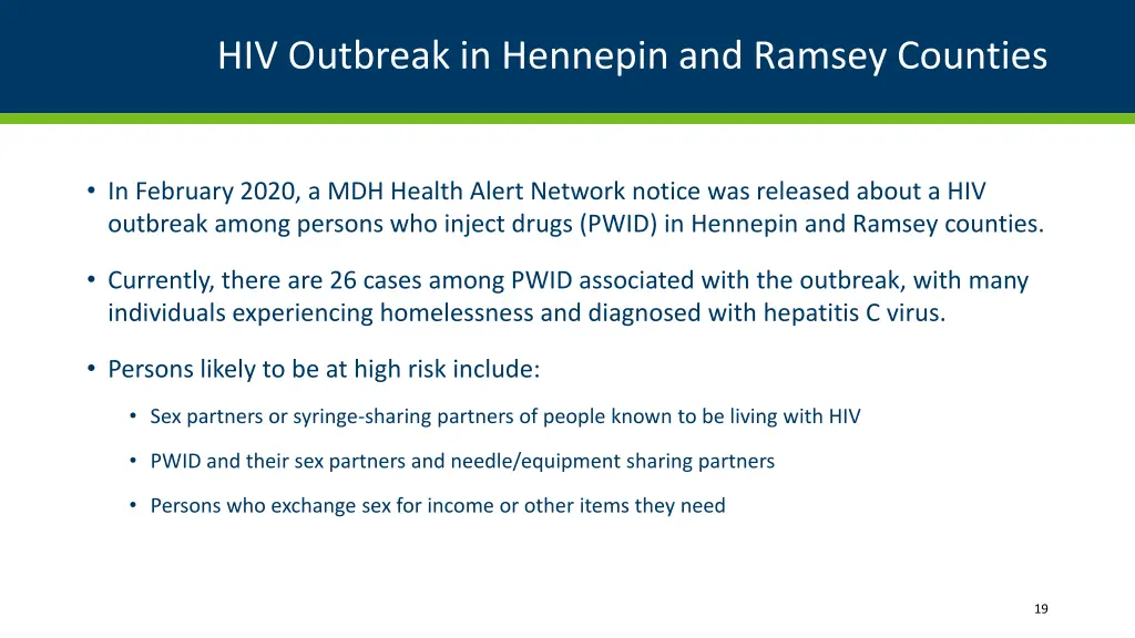 hiv outbreak in hennepin and ramsey counties