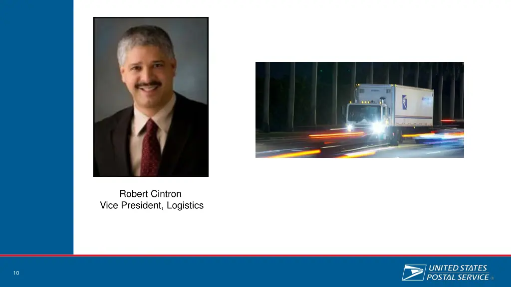 robert cintron vice president logistics