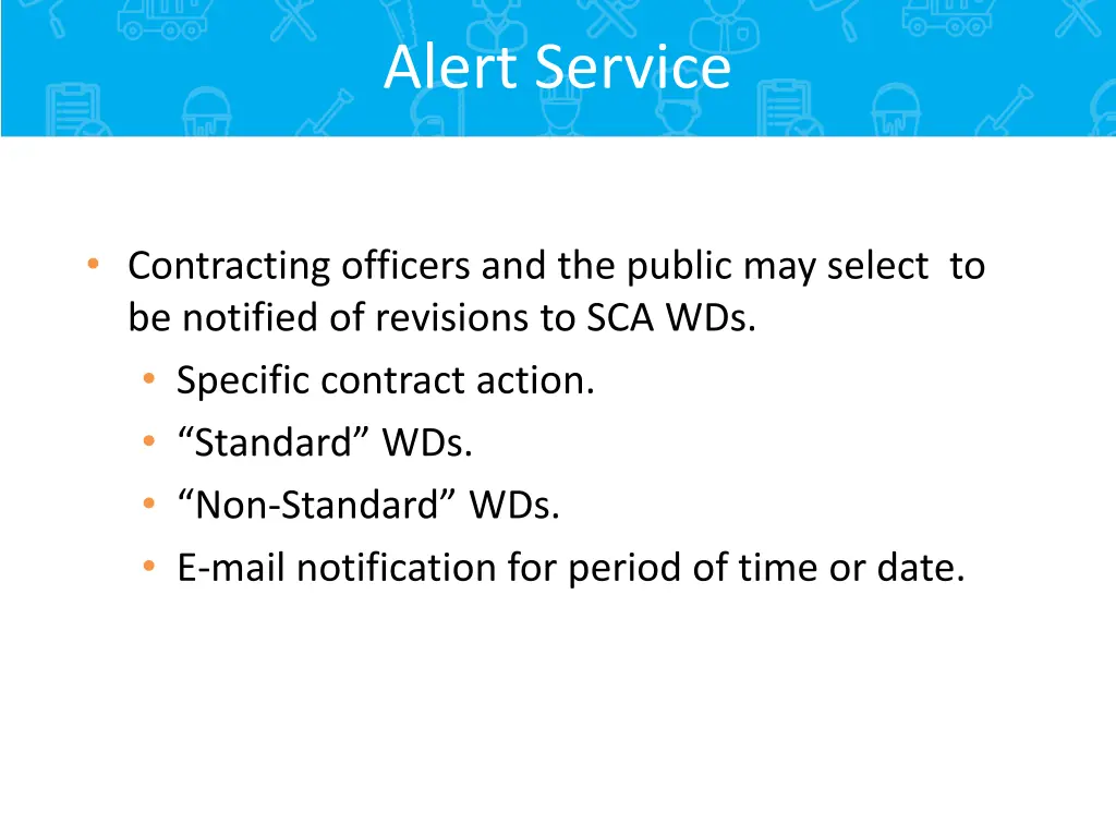 alert service