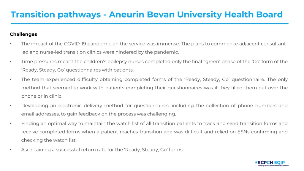 transition pathways aneurin bevan university 7