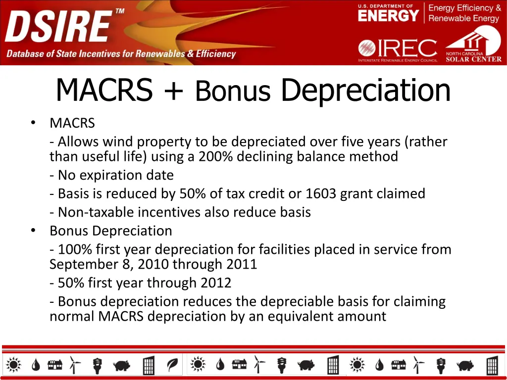 macrs bonus depreciation macrs allows wind