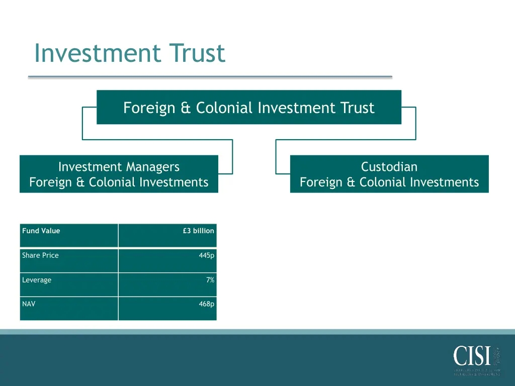 investment trust