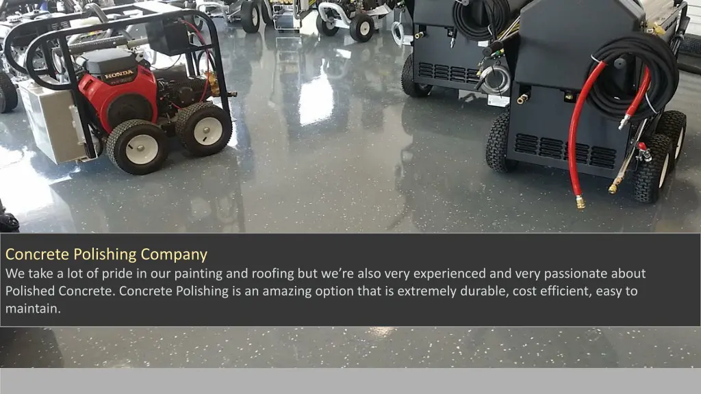 concrete polishing company we take a lot of pride