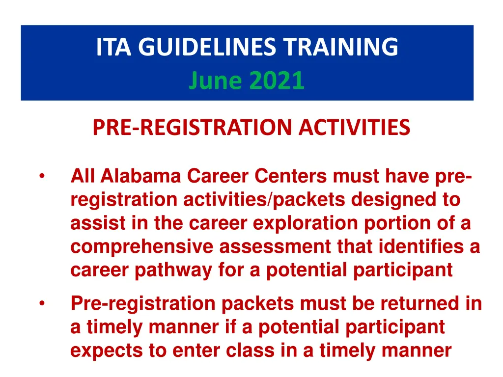 ita guidelines training june 2021 28