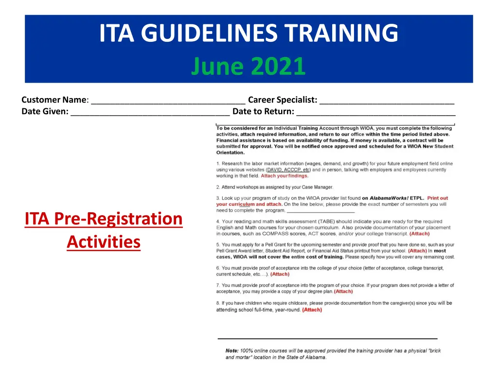 ita guidelines training june 2021 31