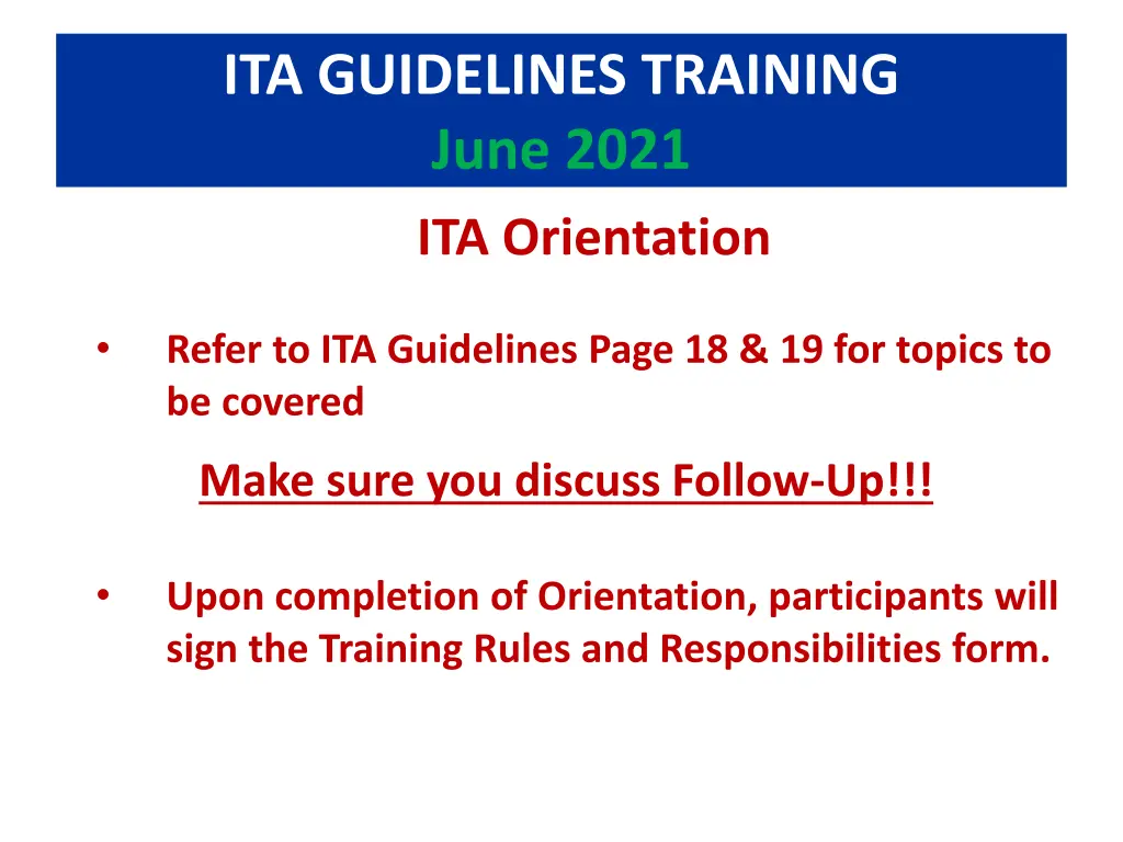 ita guidelines training june 2021 34