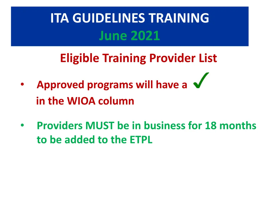 ita guidelines training june 2021 7