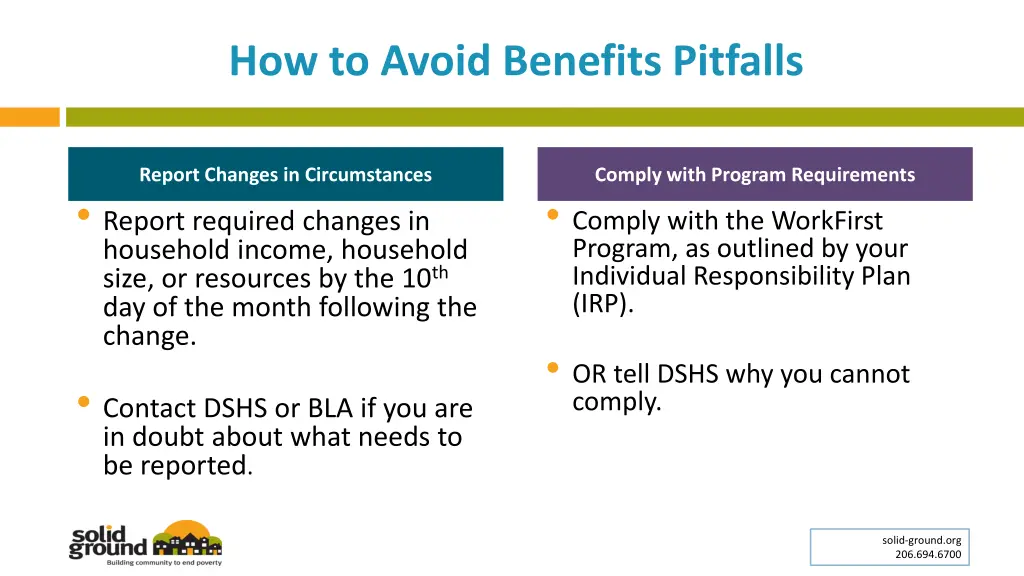 how to avoid benefits pitfalls