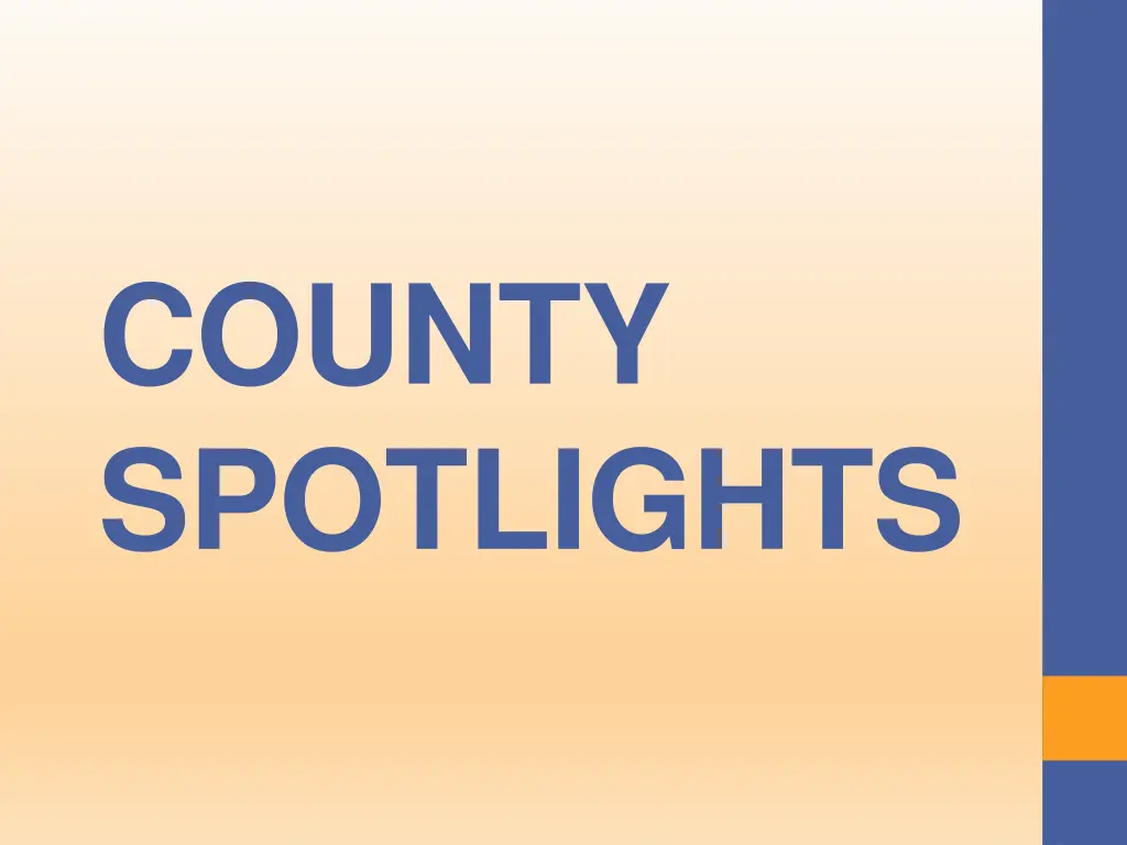 county spotlights