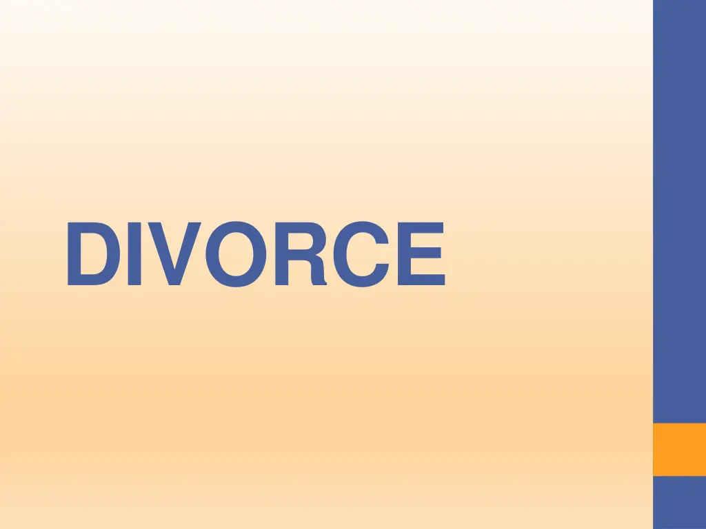 divorce