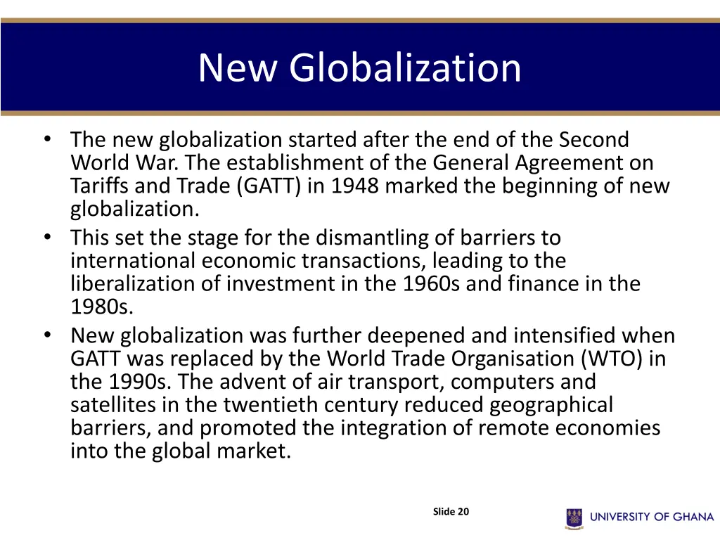 new globalization