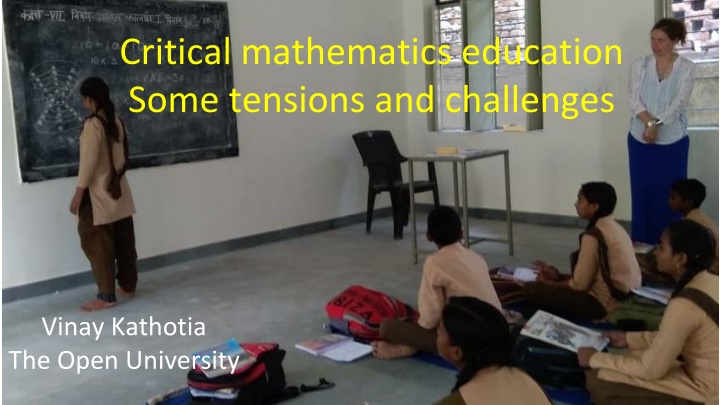 critical mathematics education some tensions