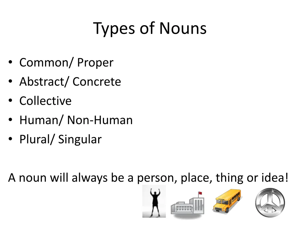 types of nouns