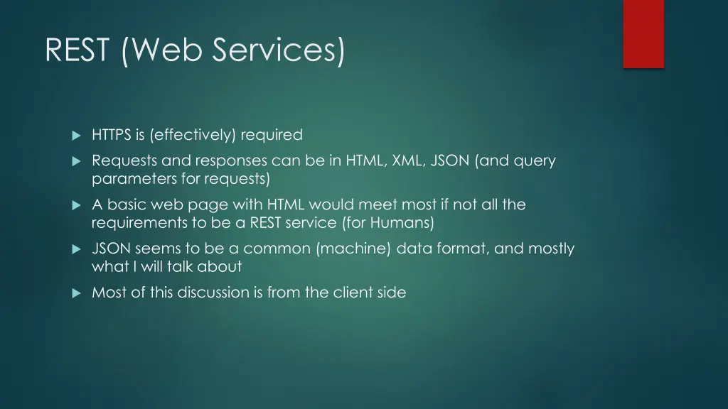 rest web services