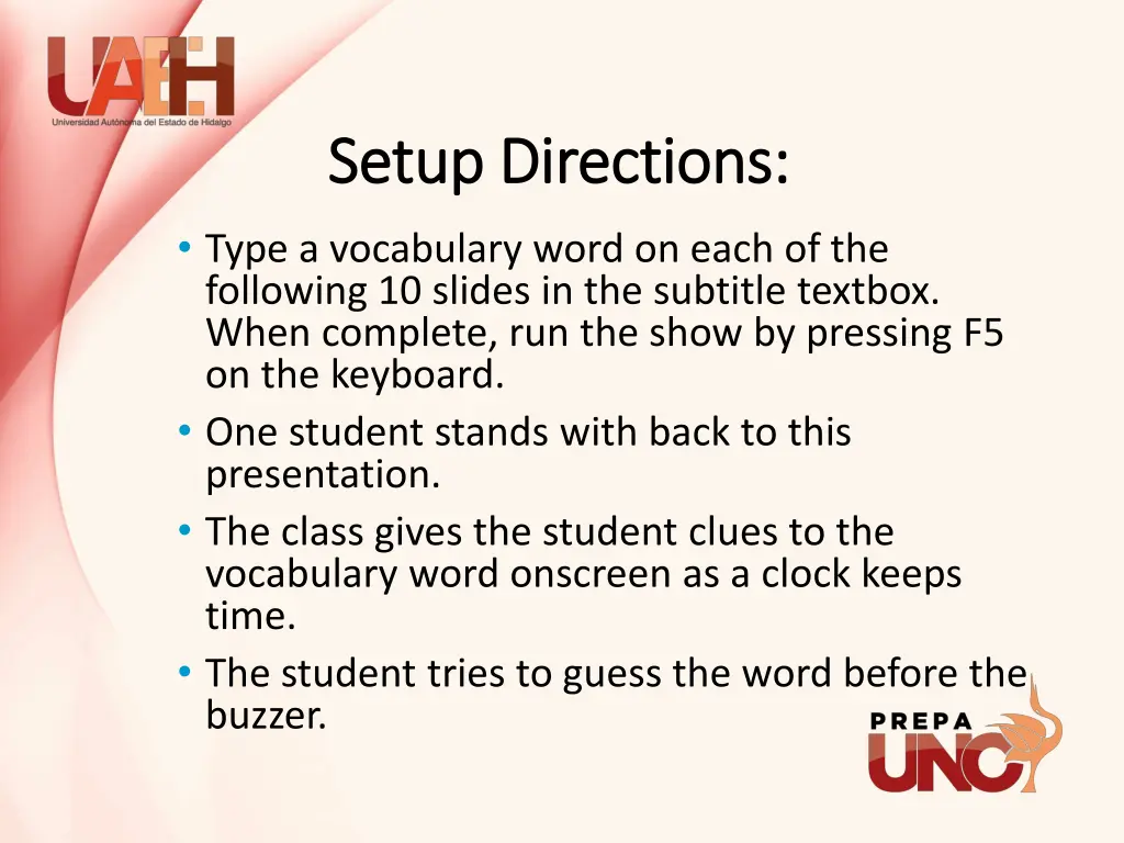 setup directions setup directions