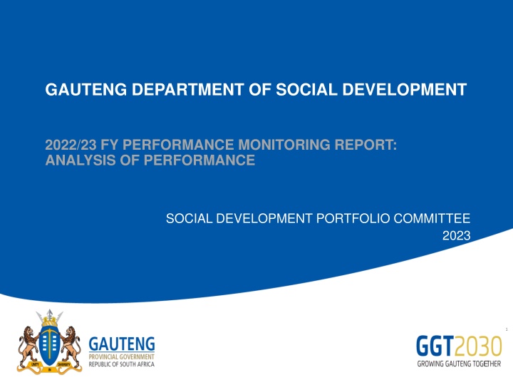 gauteng department of social development