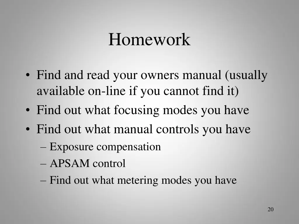 homework