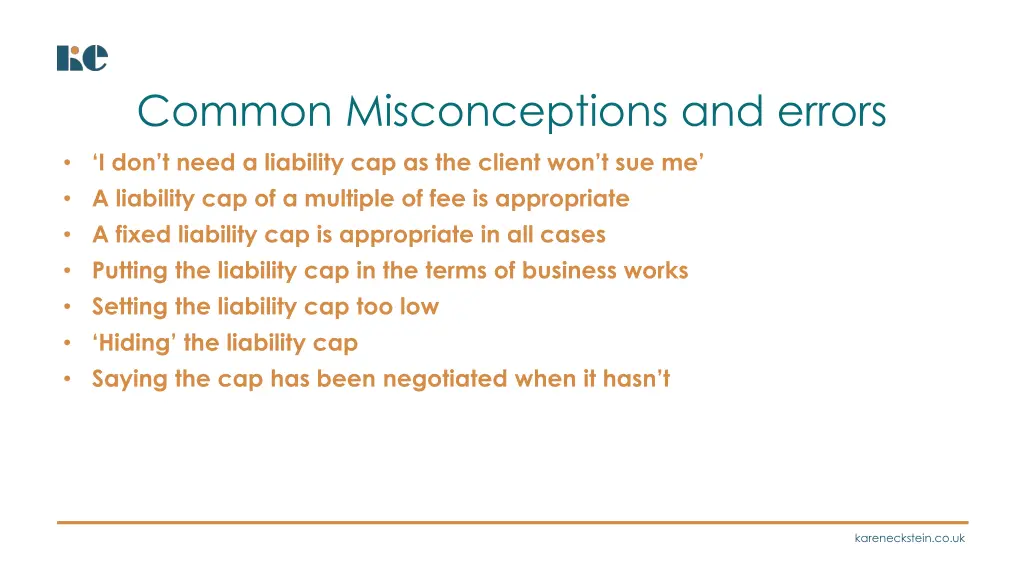 common misconceptions and errors i don t need