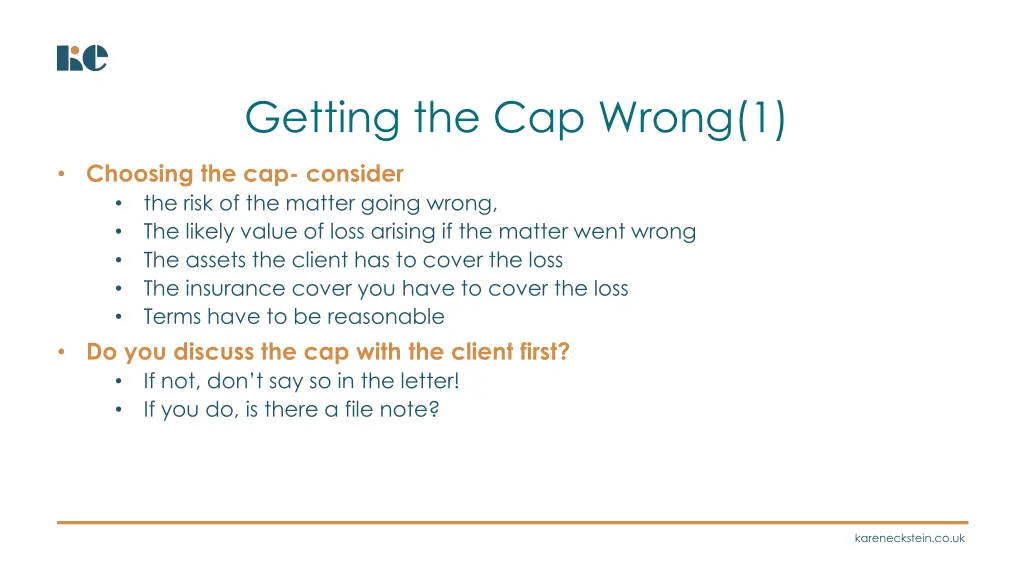 getting the cap wrong 1