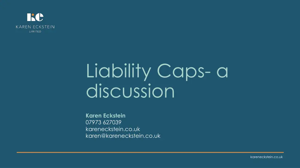 liability caps a discussion