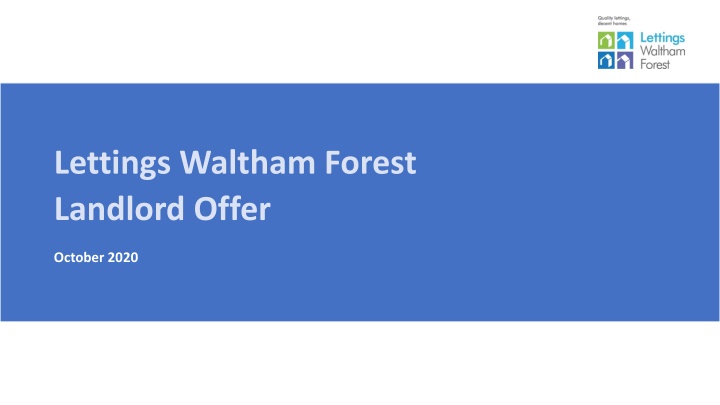 lettings waltham forest landlord offer