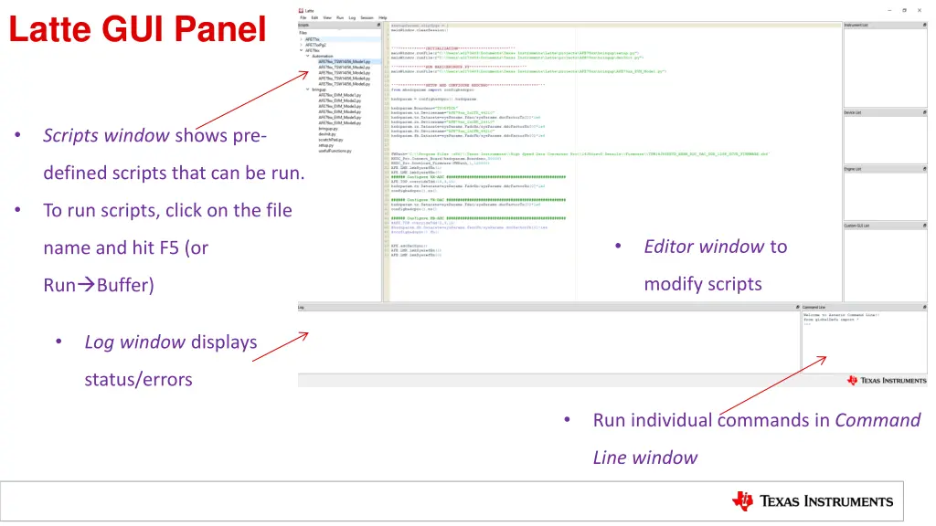 latte gui panel