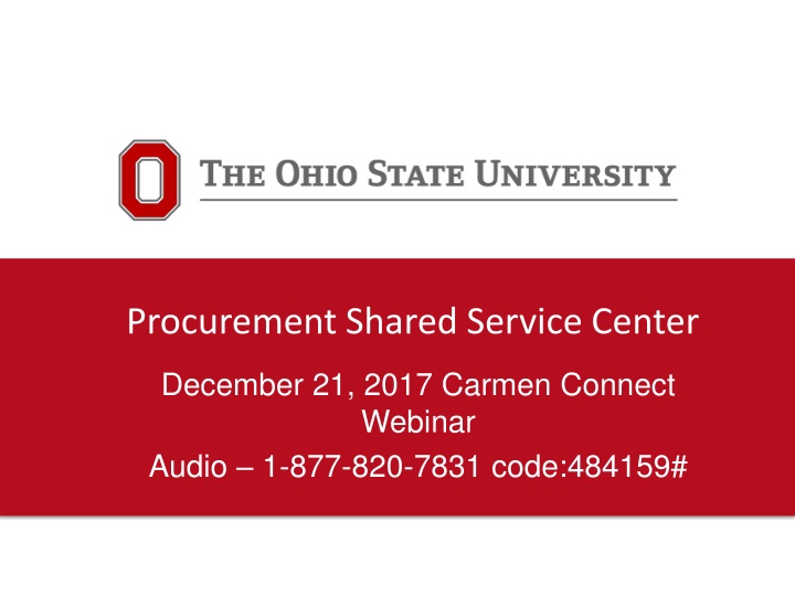 procurement shared service center