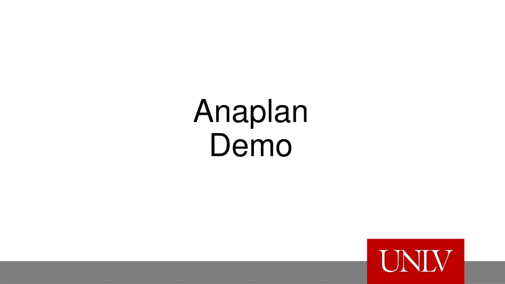 anaplan demo