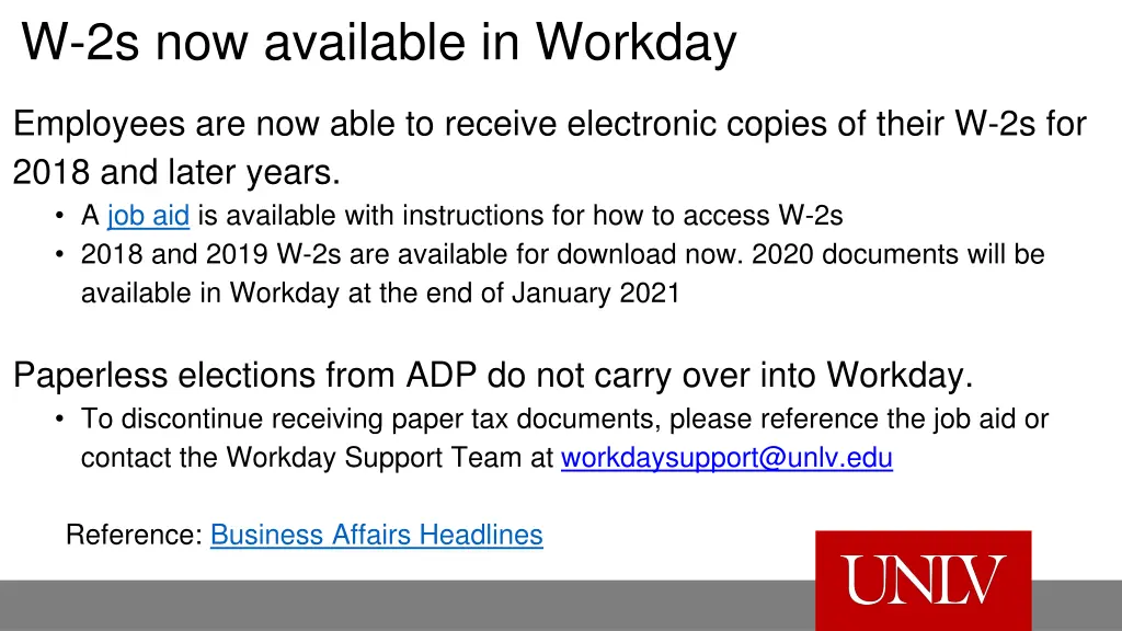 w 2s now available in workday